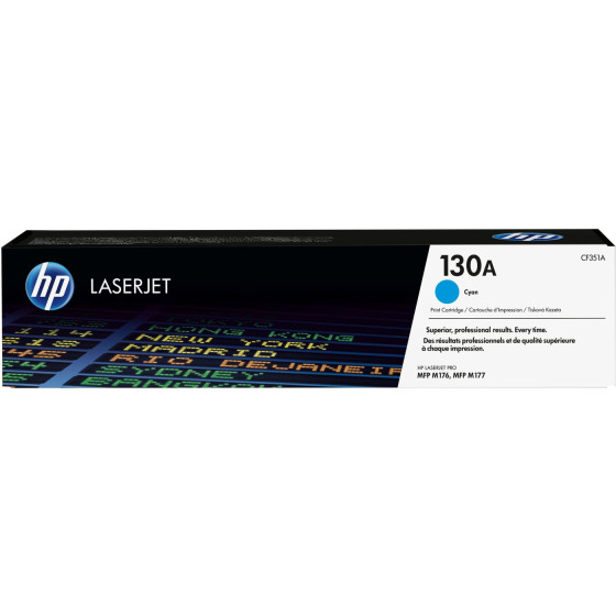 Toner HP 130A cyan (CF351A) - HP LaserJet d'origine