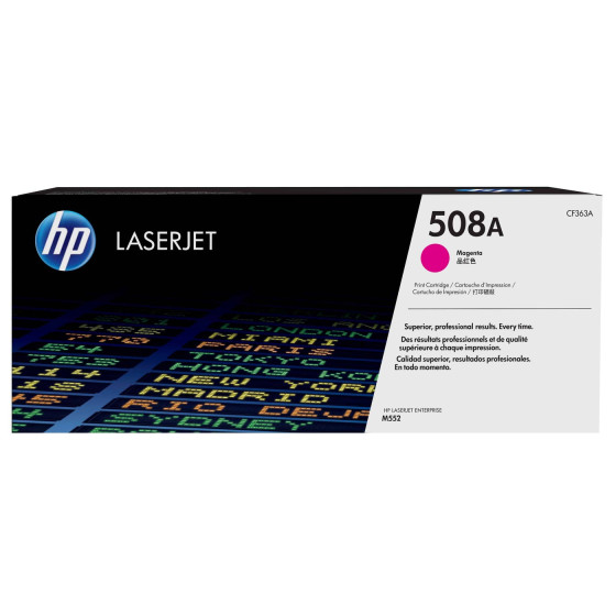 Toner HP 508A magenta (CF363A) - HP LaserJet d'origine