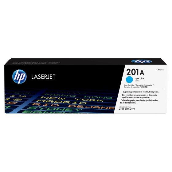 Toner HP 201A cyan (CF401A) - HP LaserJet d'origine