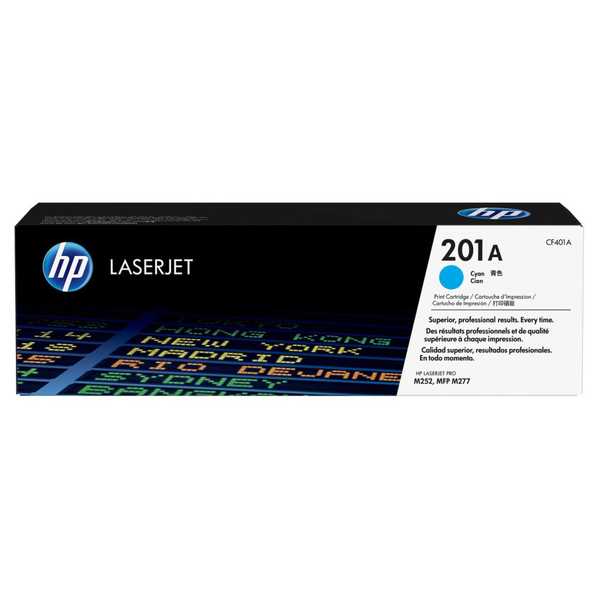 Toner HP 201A cyan (CF401A) - HP LaserJet d'origine