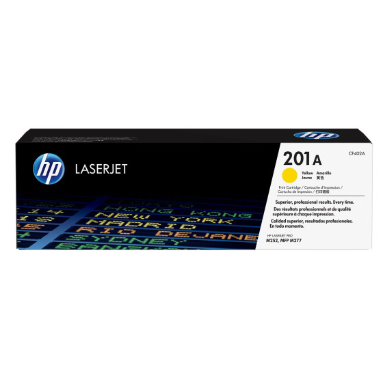 Toner HP 201A jaune (CF402A) - HP LaserJet d'origine