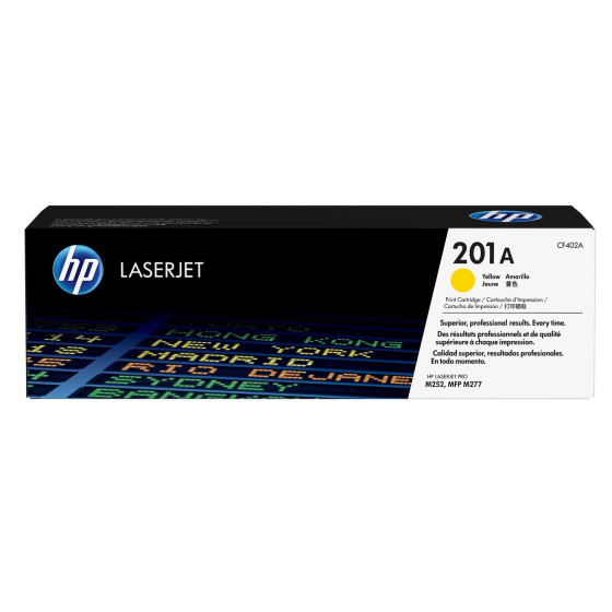 Toner HP 201A jaune (CF402A) - HP LaserJet d'origine
