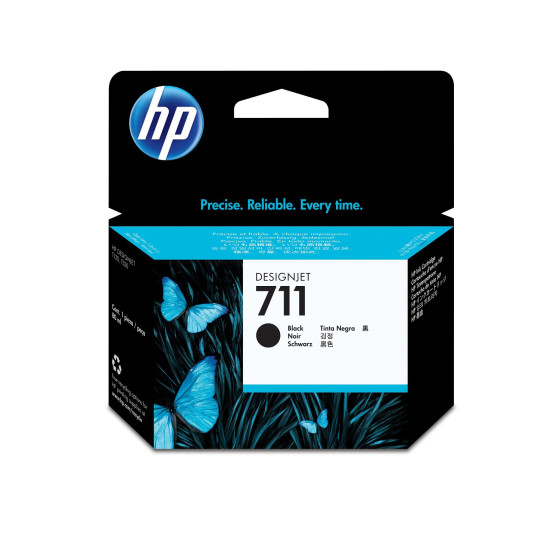 Cartouche d'encre HP 711 noir 80 ml - HP d'origine (CZ133A)