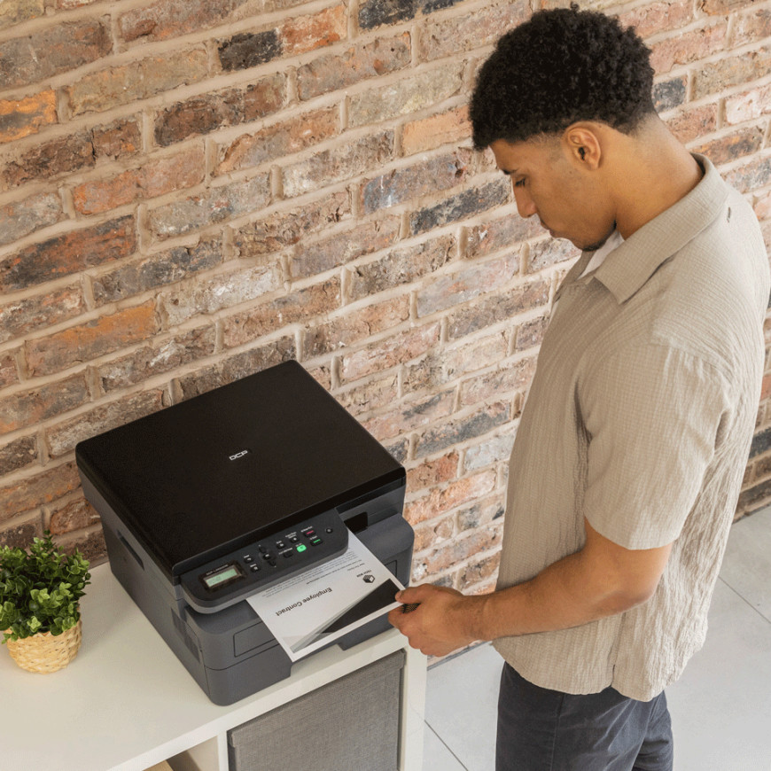Multifonction 3-en-1 laser monochrome DCP-L2620DW avec impression recto-verso, WiFi, toner embarqué 700 pages, 32 ppm