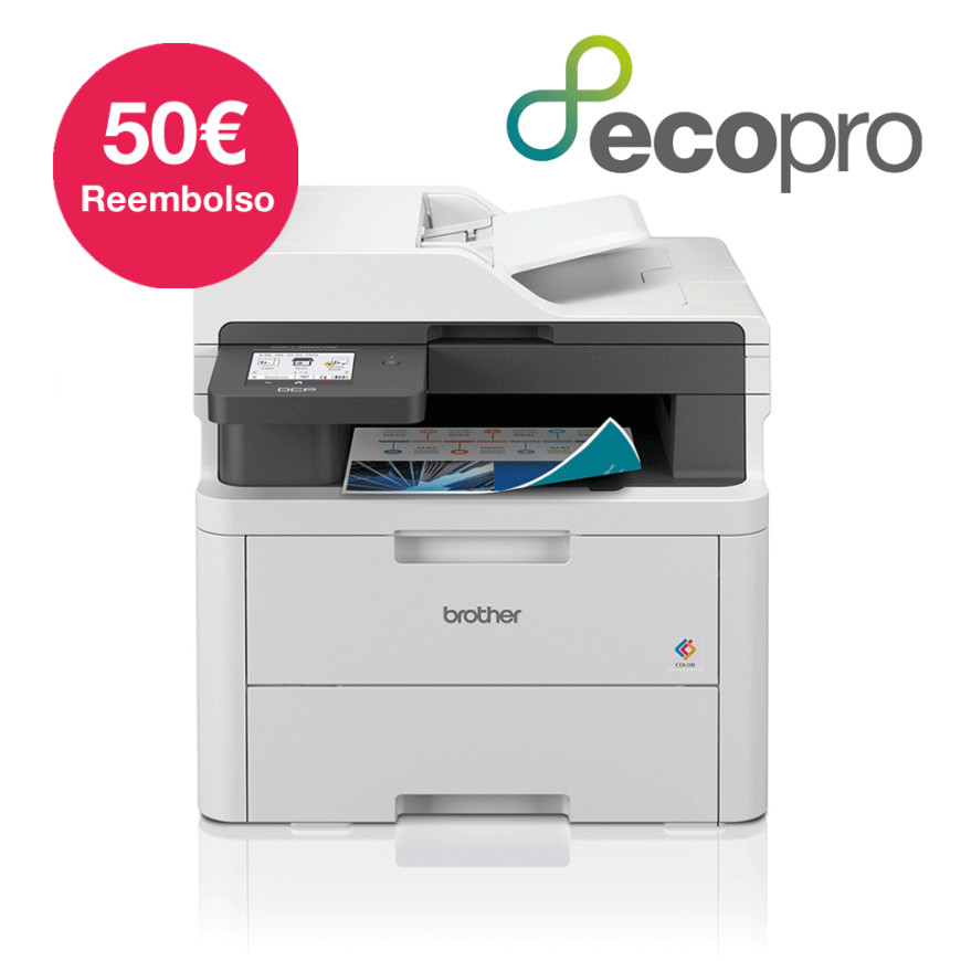 Multifonction 3 en 1 LED couleur DCP-L3560CDW avec Recto-Verso, Réseau Ethernet et Wi-Fi, Chargeur 50 f