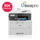 Multifonction 3 en 1 LED couleur DCP-L3560CDW avec Recto-Verso, Réseau Ethernet et Wi-Fi, Chargeur 50 f