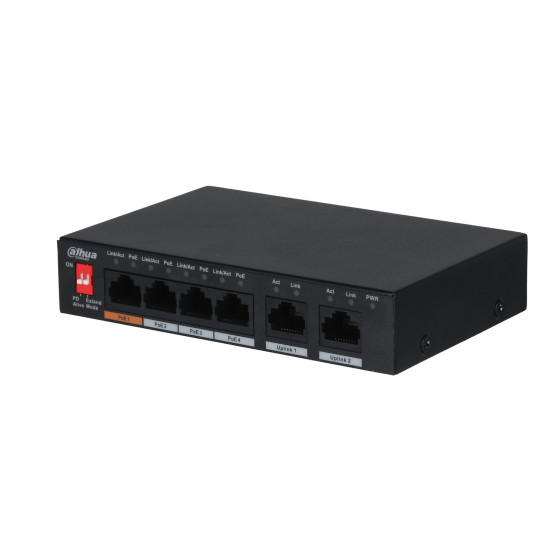 Switch Dahua DH-PFS3006-4ET-60 04 ports PoE