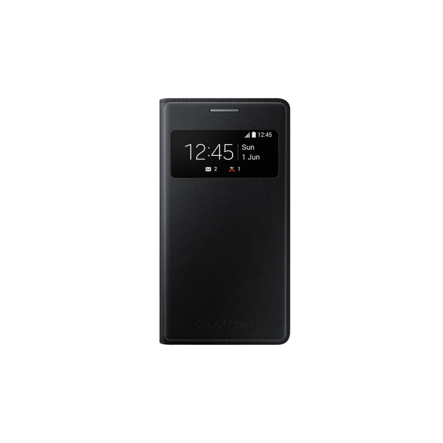 Samsung S View Cover Blanc pour LE Samsung Galaxy Core 2 (EF-CG355BWEGWW)