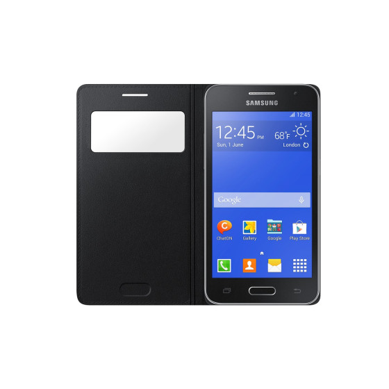 Samsung S View Cover Blanc pour LE Samsung Galaxy Core 2 (EF-CG355BWEGWW)