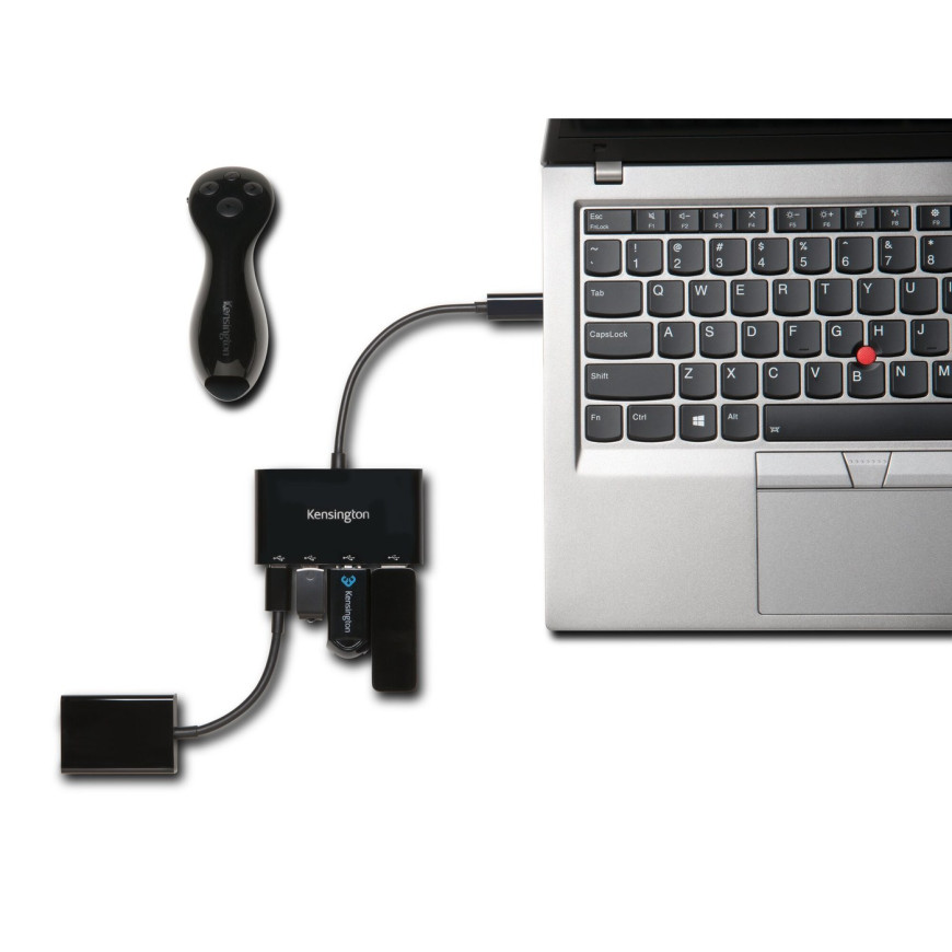 Hub USB-C Kensington CH1000 4 ports (K39124EU)
