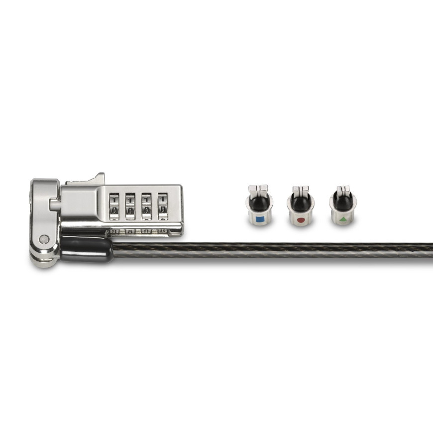 Câble de sécurité Kensington 3 en 1 à combinaison réinitialisable (K62316WW)