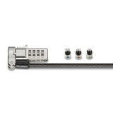 Câble de sécurité Kensington 3 en 1 à combinaison réinitialisable (K62316WW)