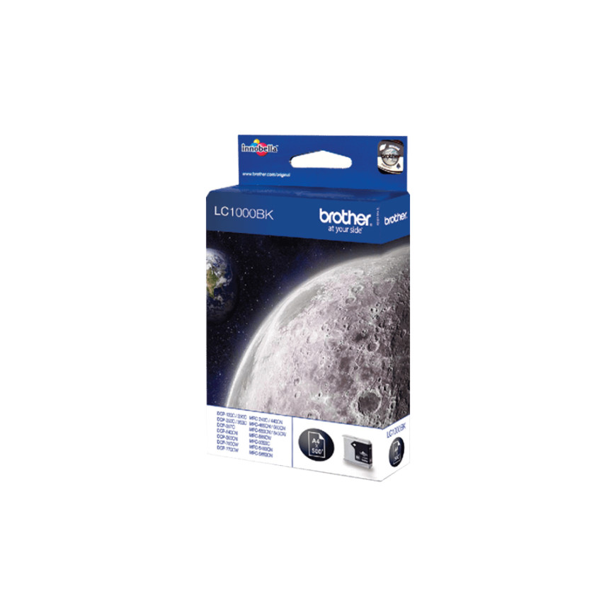 Cartouche d'encre Brother LC1000BK Noir - Brother d'origine (LC1000BK)