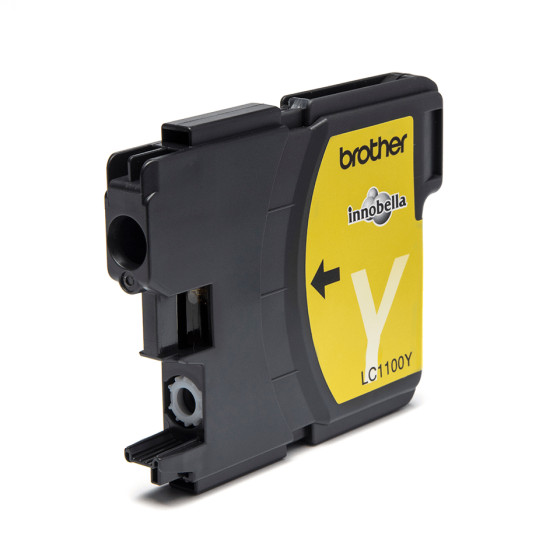 Cartouche d'encre Brother LC1100Y Jaune - Brother d'origine (LC1100Y)