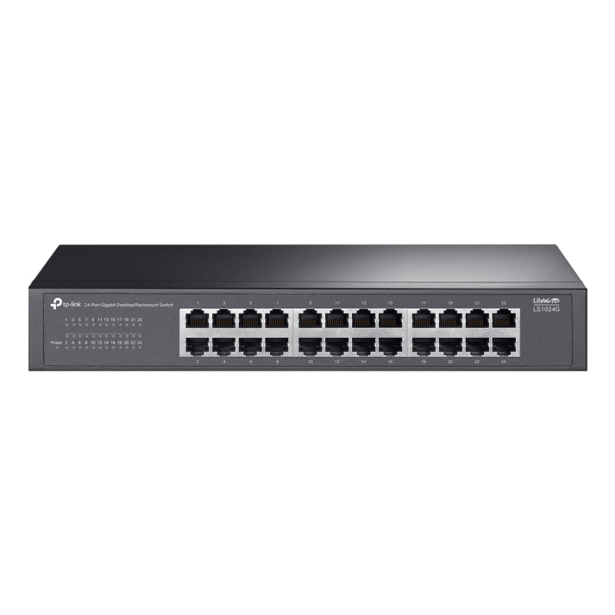 Switch TP-LINK Gigabit 24 ports 10/100/1000 Mbps Desktop/Rackmount (LS1024G)