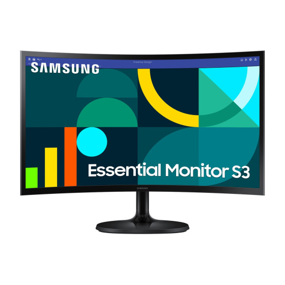 Écran 24" incurvé Full HD Samsung Essential S3 S36GD (LS24D360GAUXEN)