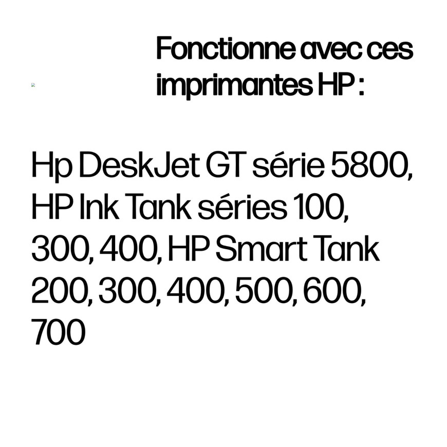 Bouteille d'encre HP GT52 cyan - HP d'origine