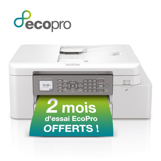 Multifonction jet d’encre A4 4-en-1 recto-verso avec consommables haute capacité, Wi-Fi et Wi-Fi direct (MFC-J4340DW)