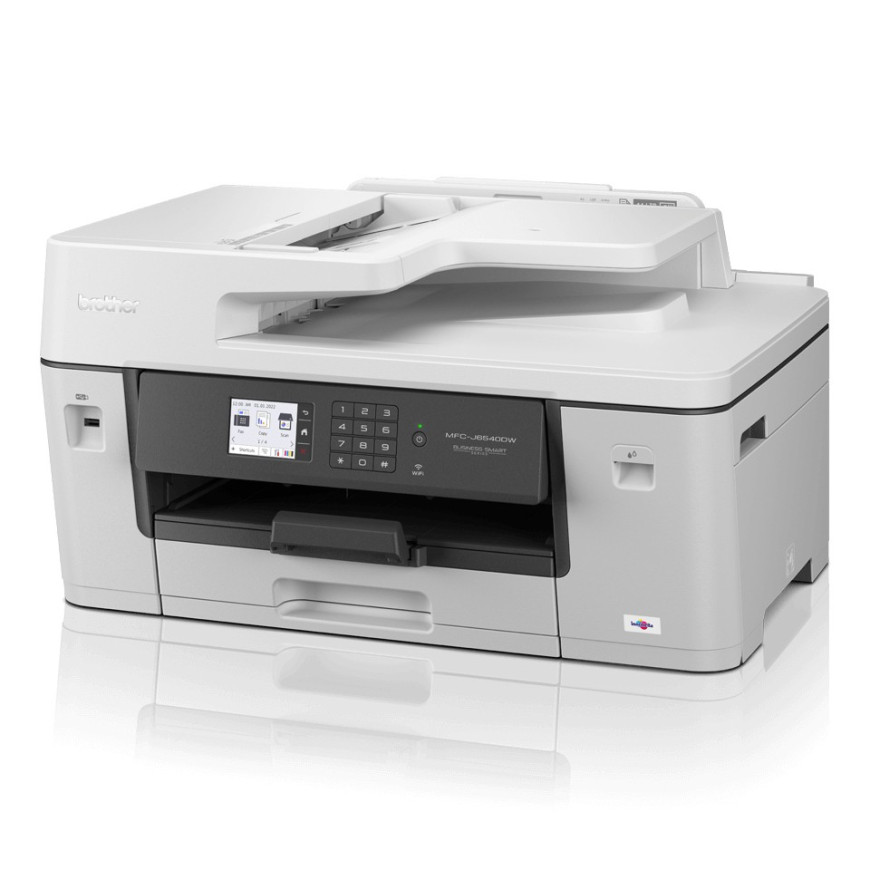 Imprimante multifonction jet d'encre couleur professionnelle 4-en-1 A3 Business Smart, 28 ipm ISO (MFC-J6540DWE)
