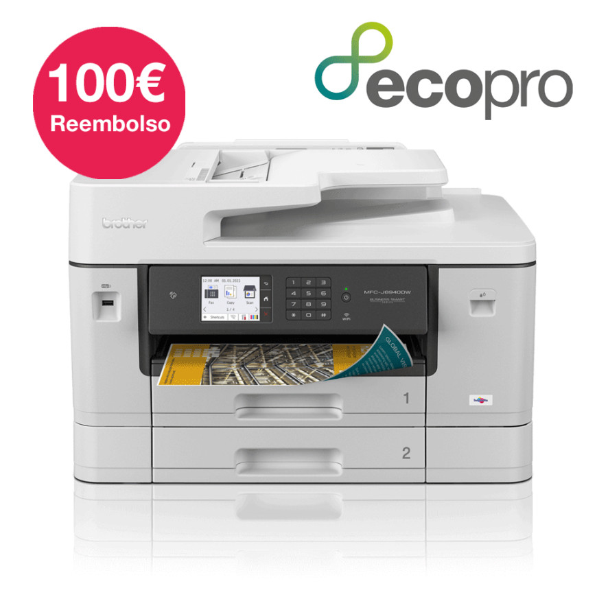 Imprimante multifonction jet d'encre couleur professionnelle A3 Business Smart recto-verso intégral (MFC-J6940DW)