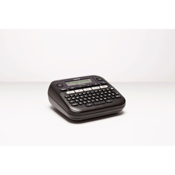 Etiqueteuse portable, Clavier AZERTY, Rubans TZe jusqu'à 12mm, Coupe manuelle (PT-D210VP)