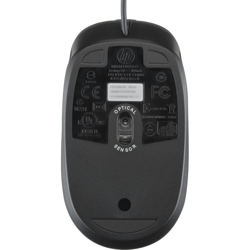Souris à molette optique USB HP (QY777AA)