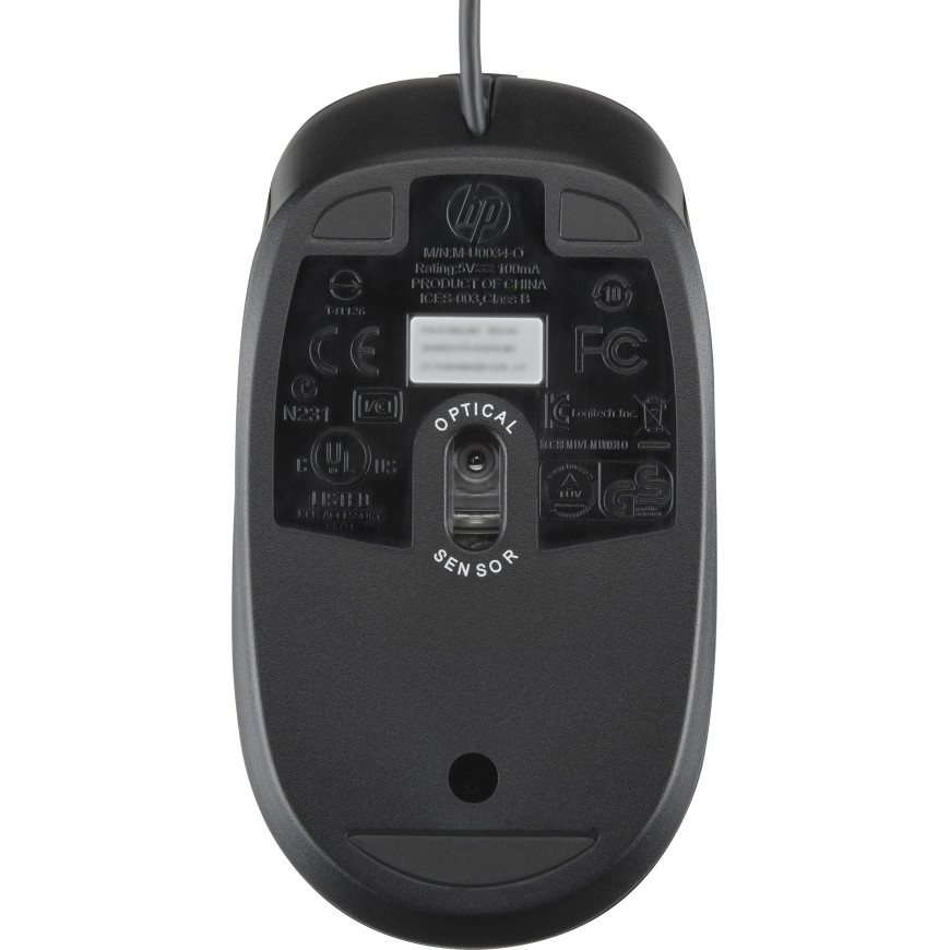 Souris à molette optique USB HP (QY777AA)