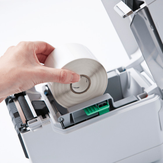 Imprimante d’étiquettes, Connexion USB et Ethernet, accepte accessoires, résolution 203dpi (TD-2120N)