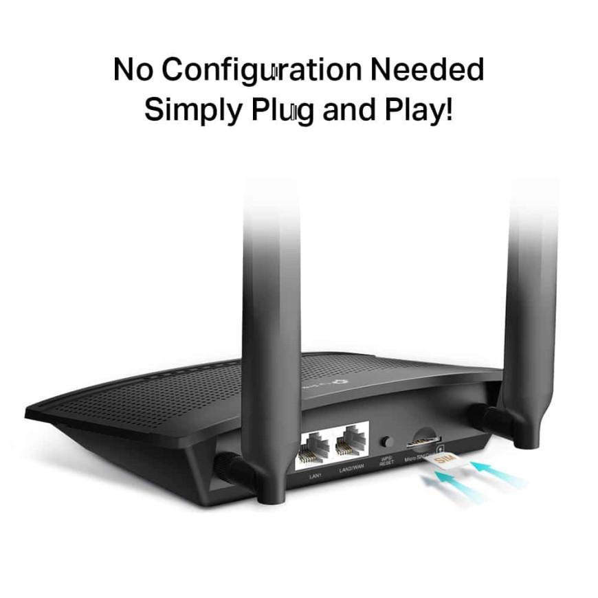 Modem Routeur TP-LINK 300Mbps Wireless N 4G LTE (TL-MR100)