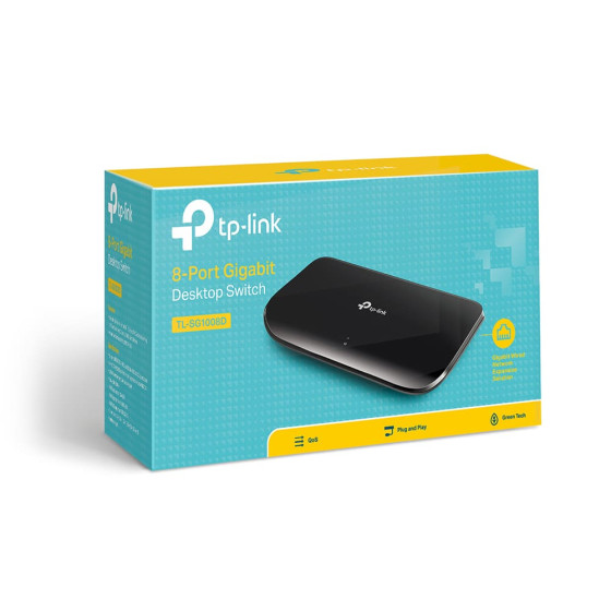 Switch TP-LINK 8 Ports Gigabit (TL-SG1008D)