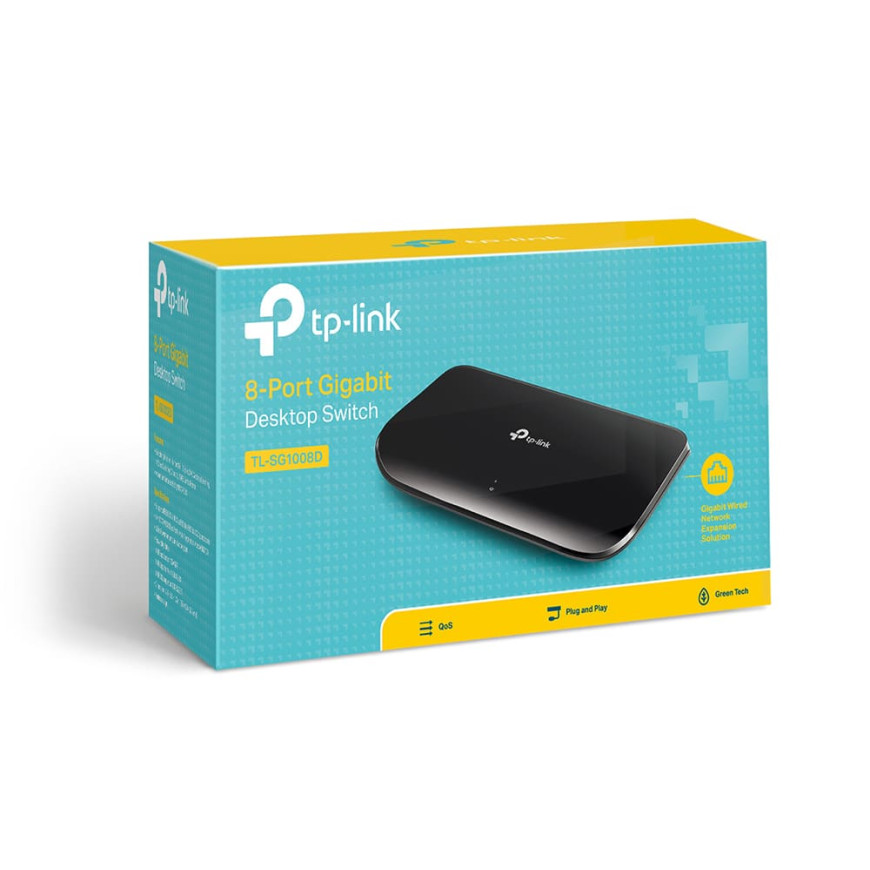Switch TP-LINK 8 Ports Gigabit (TL-SG1008D)