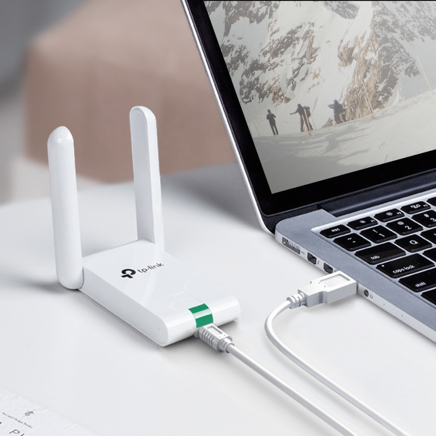 Routeur Adaptateur WiFi USB TP-Link 300 Mbps High Gain Wireless N (TL-WN822N)
