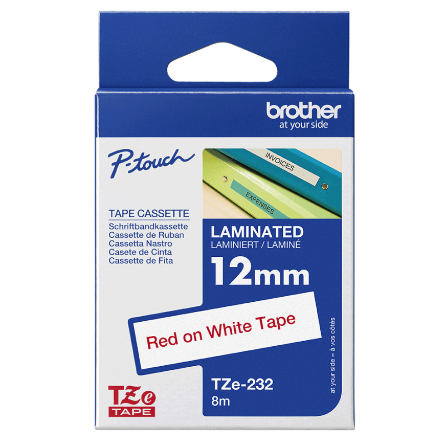 Ruban Brother TZE232 - Cassette a Brother d'origine (TZE232)
