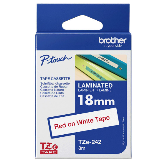 Ruban Brother TZE242 - Cassette a Brother d'origine (TZE242)