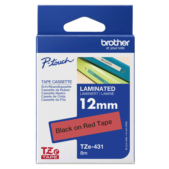 Ruban Brother TZE431 Noir - Cassette a Brother d'origine (TZE431)