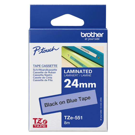 Ruban Brother TZE551 Noir - Cassette a Brother d'origine (TZE551)