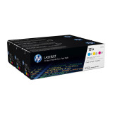 HP 131A cyan/magenta/jaune (U0SL1AM) - pack de 3 toners couleur HP LaserJet d'origine