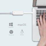USB 3.0 Type-C to Gigabit Ethernet Network Adapter SPEC: 1 USB 3.0 Type-C Connector, 1 Gigabit Ethernet Port (UE300C)