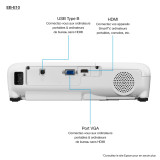 Vidéoprojecteur Epson EB-E10 XGA (1024 X 768) (V11H975040)