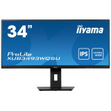Écran plat de PC Iiyama prolite XUB3493WQSU-B5 86,4 CM (34") 3440 X 1440 pixels ultrawide quad HD LED noir (XUB3493WQSU-B5)