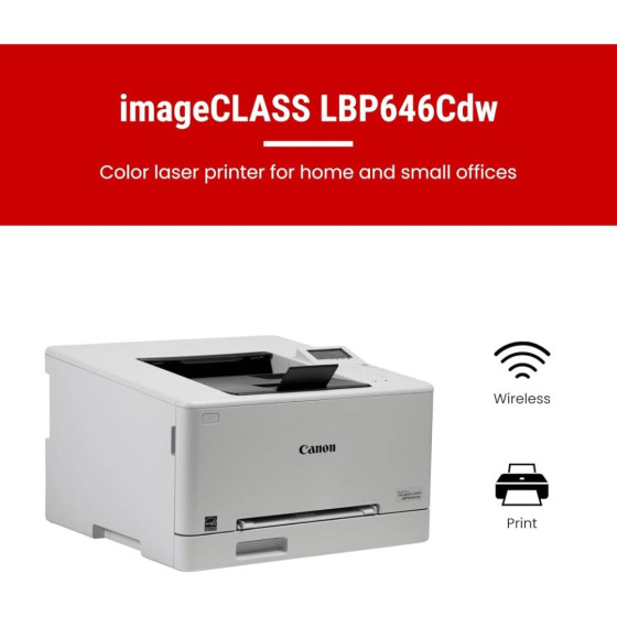 Imprimante Canon i-SENSYS LBP646Cdw laser couleur A4 (6929C007AA)