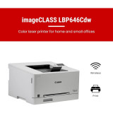 Imprimante Canon i-SENSYS LBP646Cdw laser couleur A4 (6929C007AA)