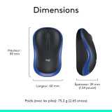 Souris Logitech sans fil M185 (910-002236)