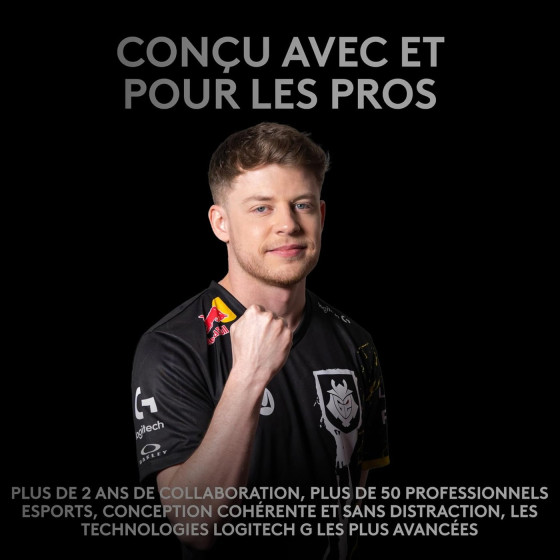 Souris gaming sans fil Logitech G Pro pour les professionnels d'eSport