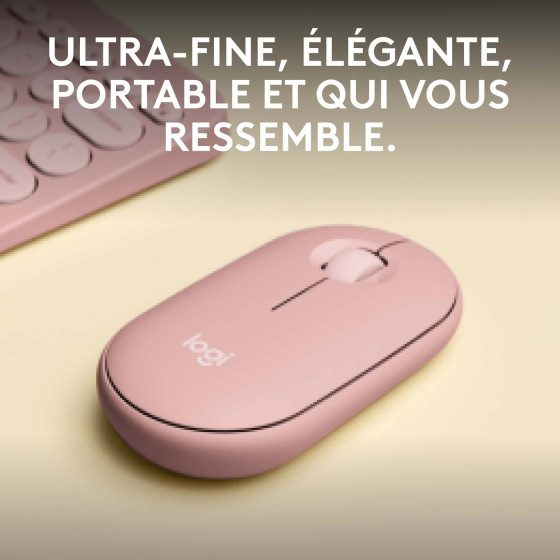 Souris sans fil Bluetooth Logitech Pebble 2 M350s