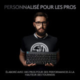 Clavier gaming rétroéclairé mécanique Logitech G PRO - Noir Français Azerty (920-009390)