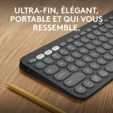 Clavier sans fil Logitech Pebble Keys 2 K380s - Français (AZERTY)