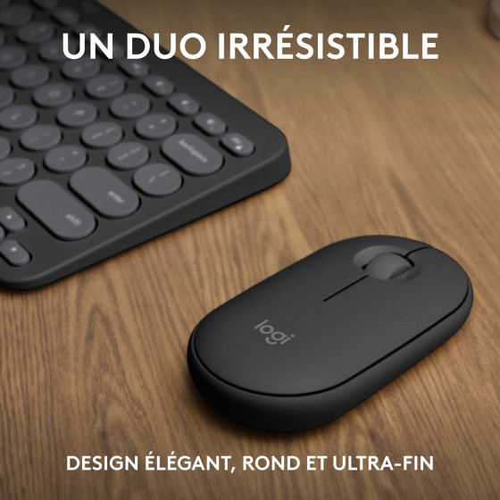 Ensemble clavier et souris sans fil Logitech Pebble 2 Combo