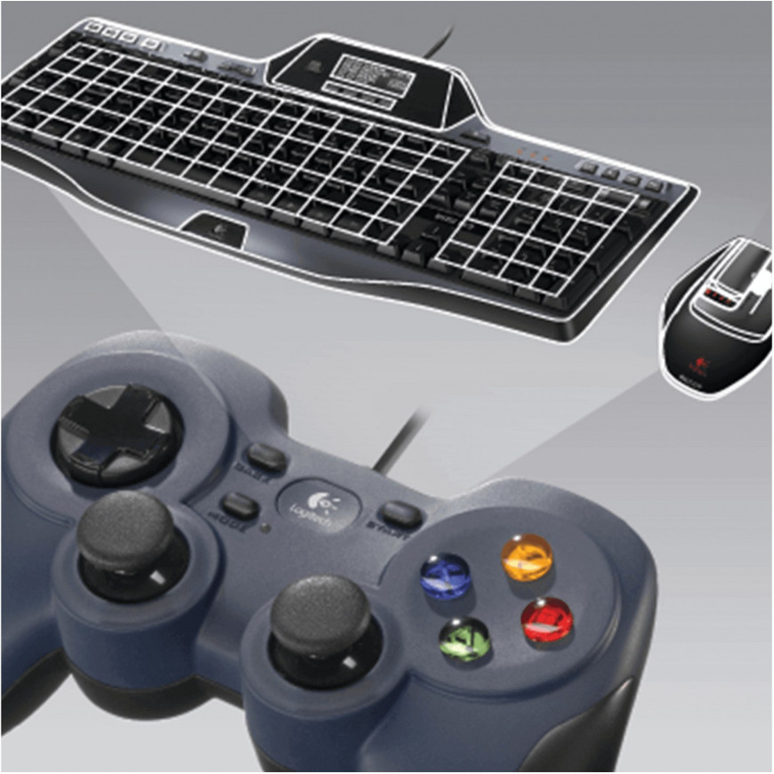 Logitech F310 Manette de Jeu Filaire (940-000135)