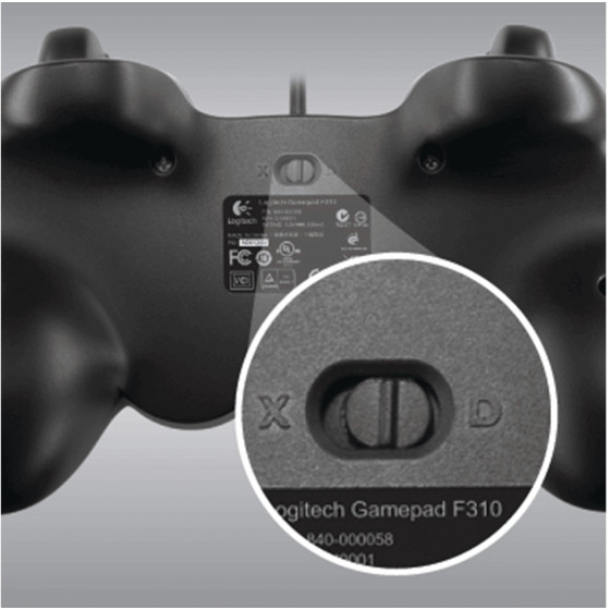Logitech F310 Manette de Jeu Filaire (940-000135)